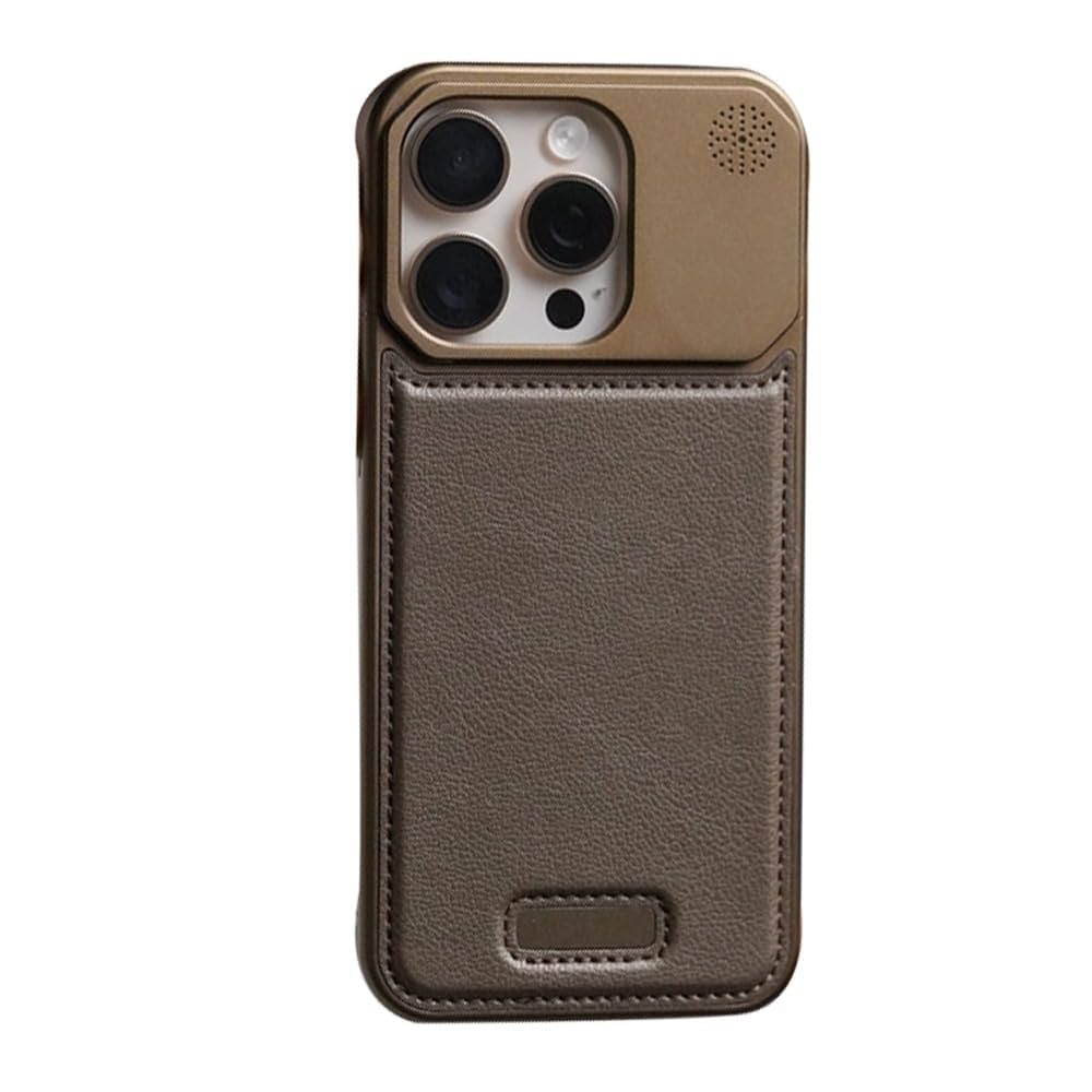 Cazé AlloyEdge Leather Case for iPhone 14–17 Pro Max