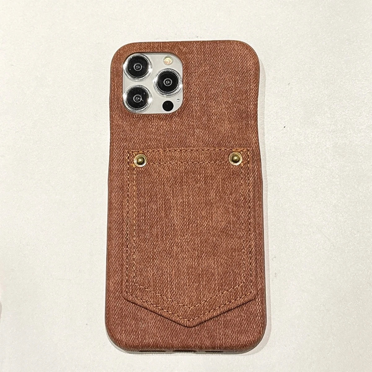 Cazé DenimCard Case for iPhone 11–15 Series