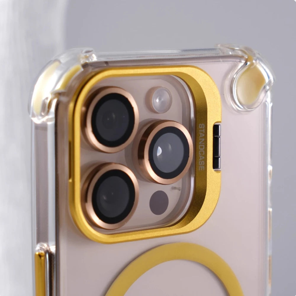 Cazé CrystalStand MagSafe Case for iPhone 12–17 Series