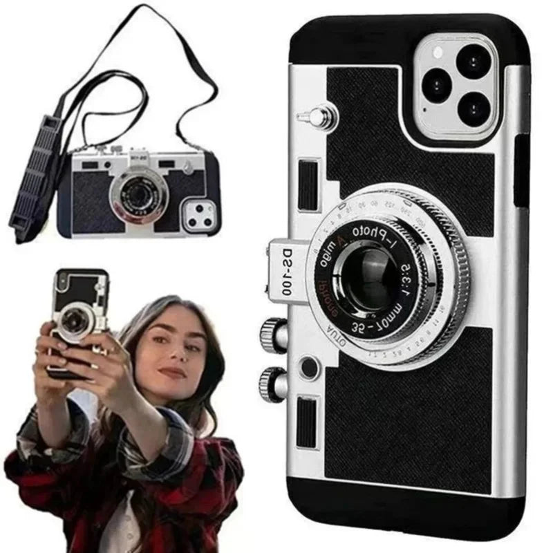 Cazé ÉmilieCam Retro Case for iPhone X–17 Series