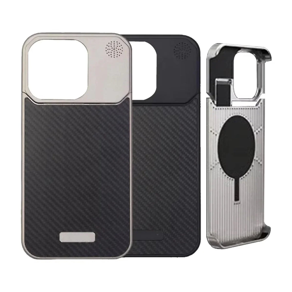 Cazé CarbonAlloy MagSafe Case for iPhone 13–16 Pro Series