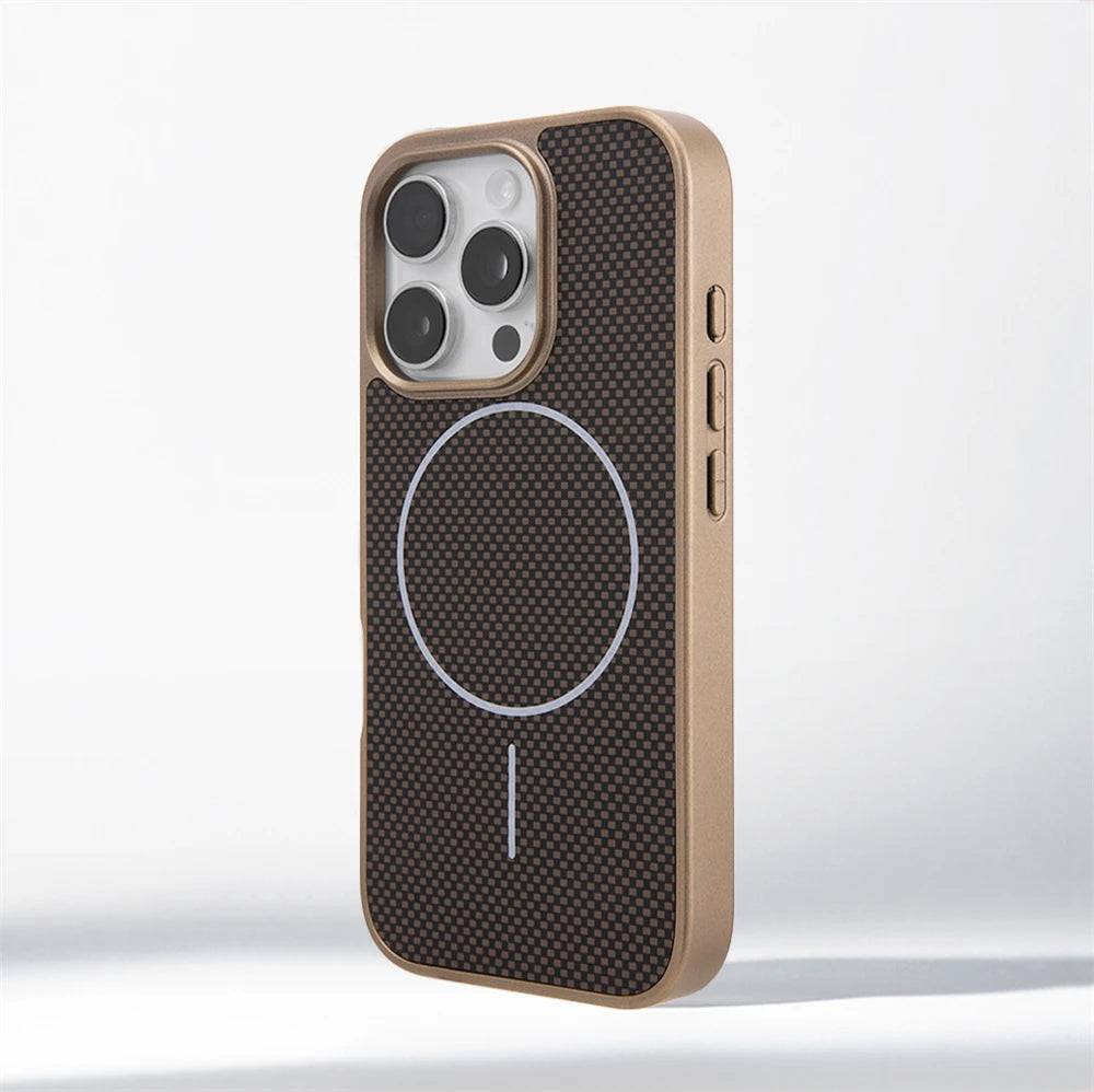 Cazé CarbonForce MagSafe Case for iPhone 13–17 Series