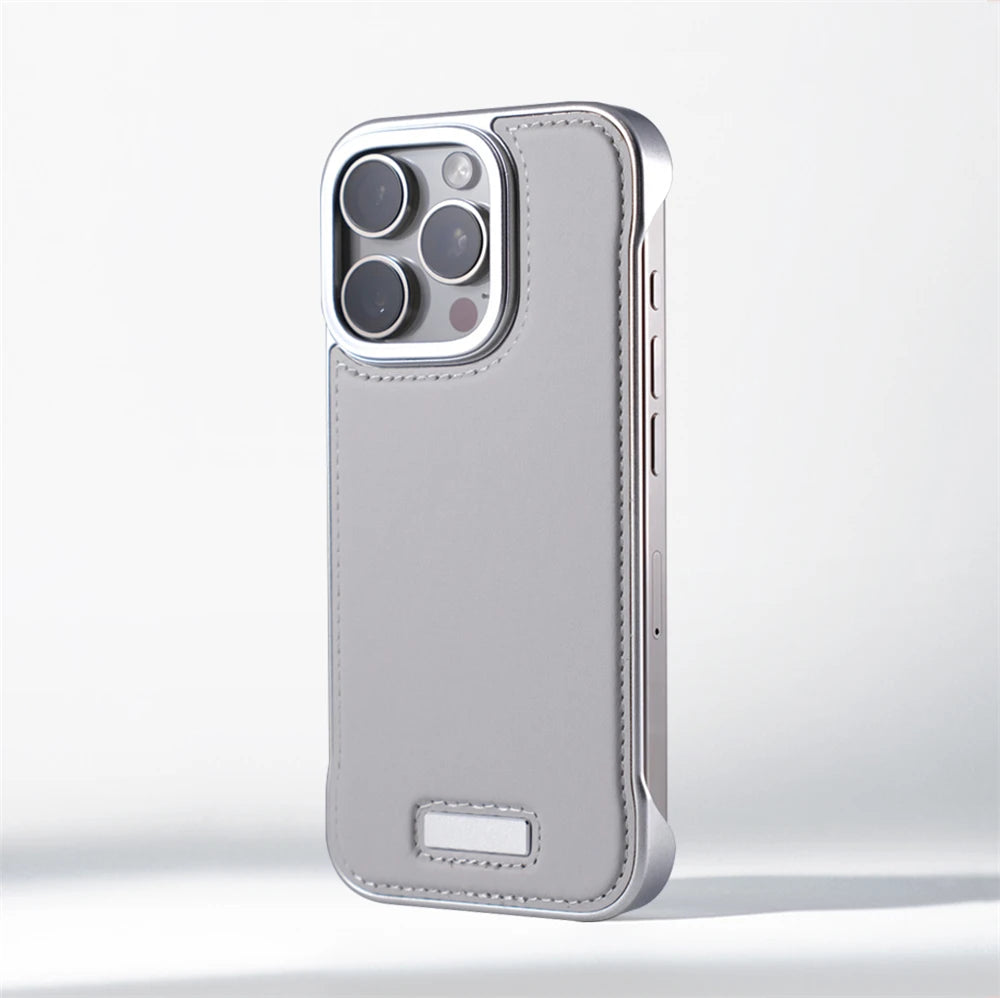 Cazé EdgeLess Leather Case for iPhone 13–16 Series