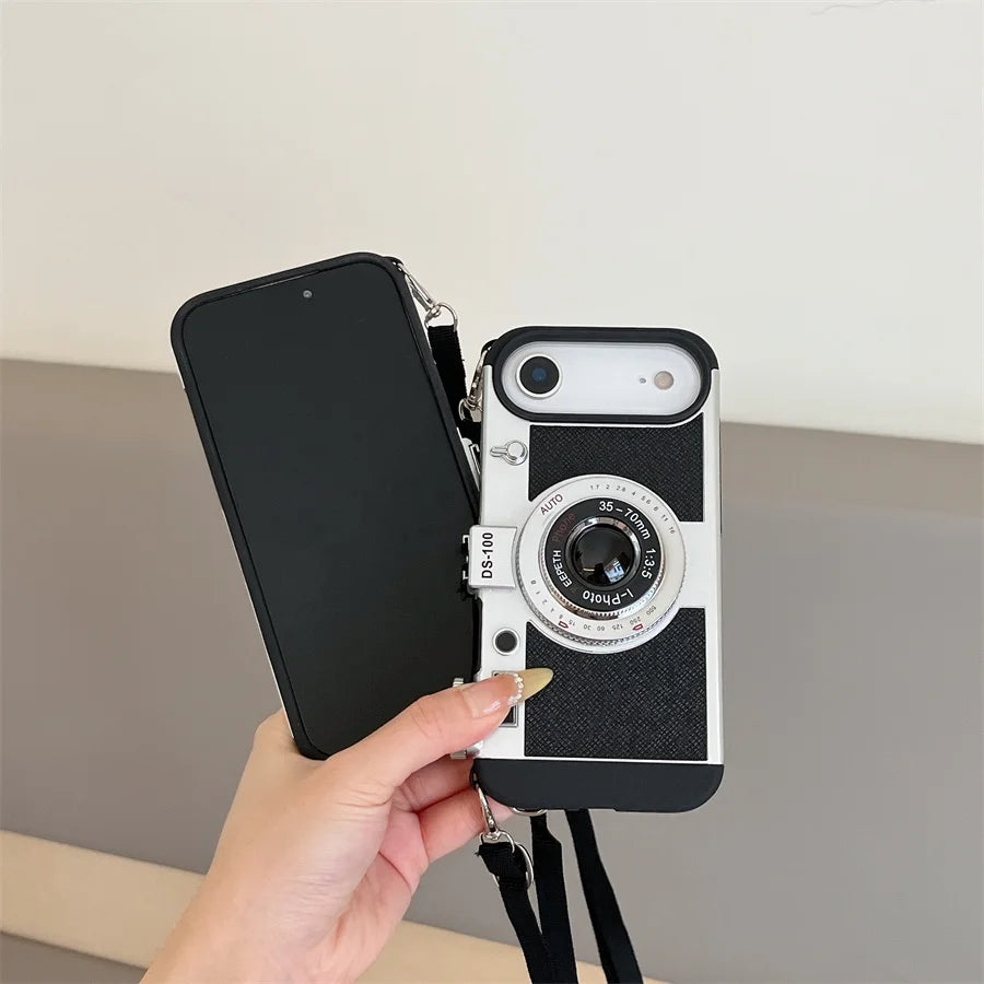 Cazé ÉmilieCam Retro Case for iPhone X–17 Series