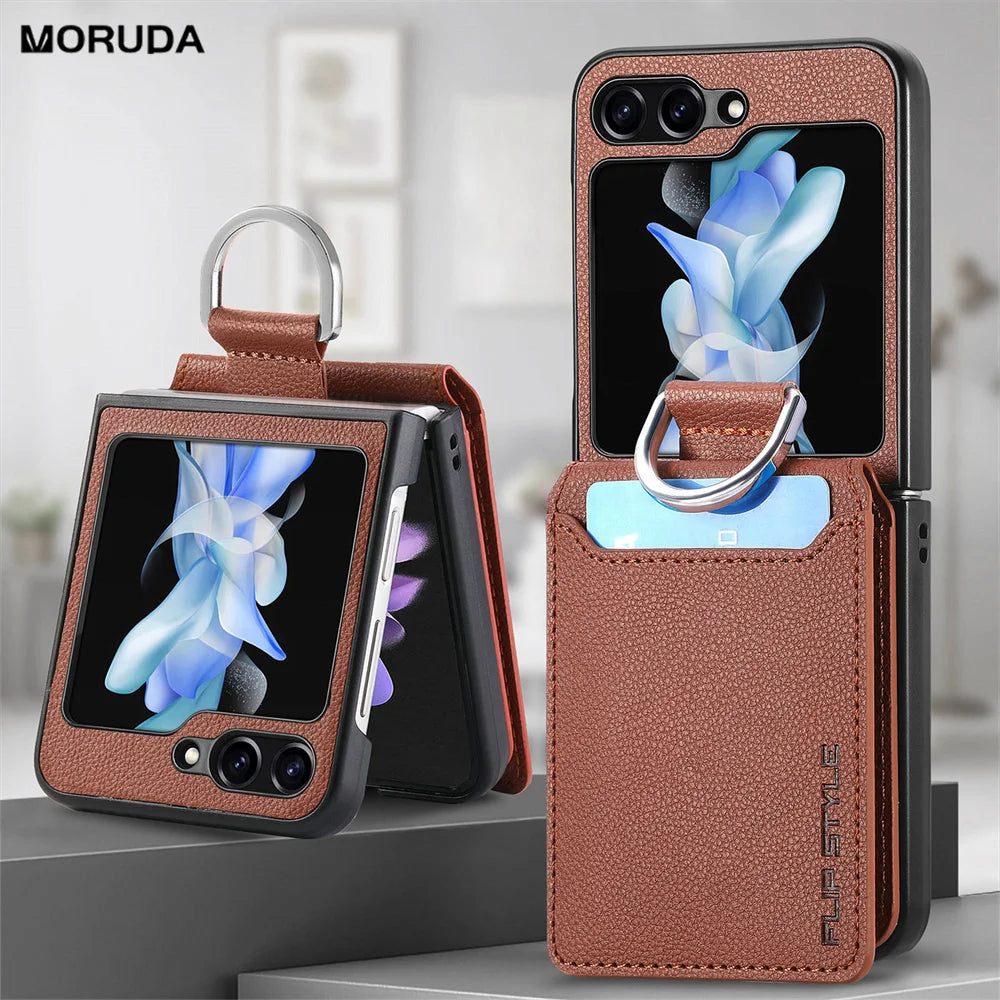 Cazé LycheeRing Wallet Case for Samsung Galaxy Z Flip 2–7 Series