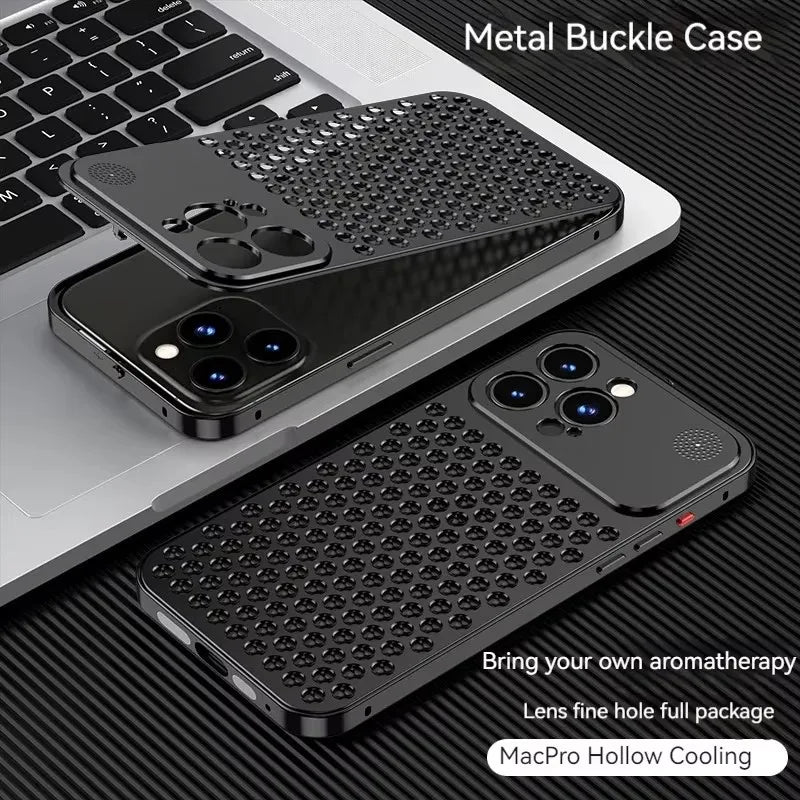 ChatGPT said:  Cazé AeroMetal Case for iPhone 12–16 Series