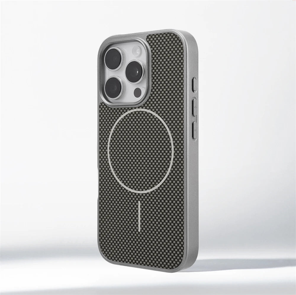Cazé CarbonForce MagSafe Case for iPhone 13–17 Series