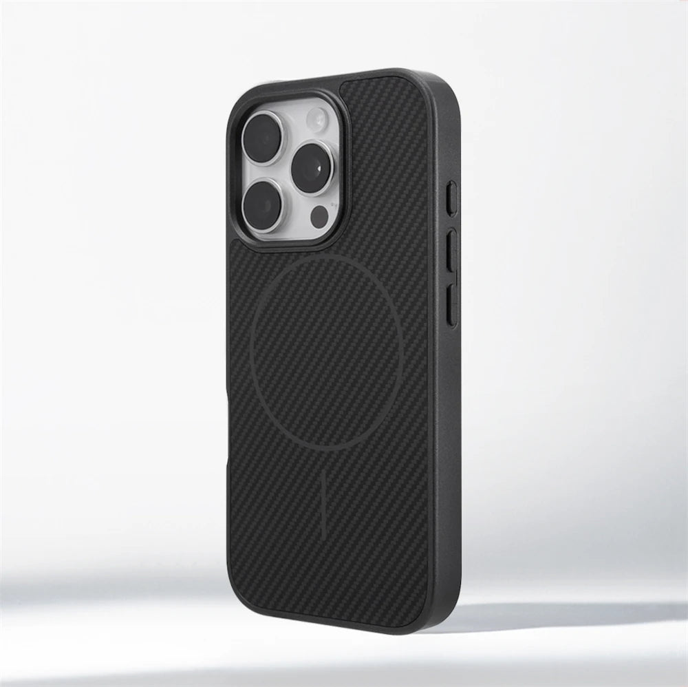 Cazé CarbonForce MagSafe Case for iPhone 13–17 Series