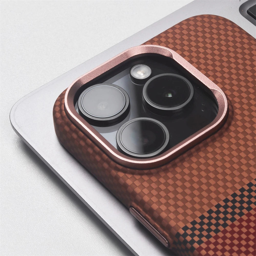 Cazé CarbonEdge MagSafe Case for iPhone 13–16 Series