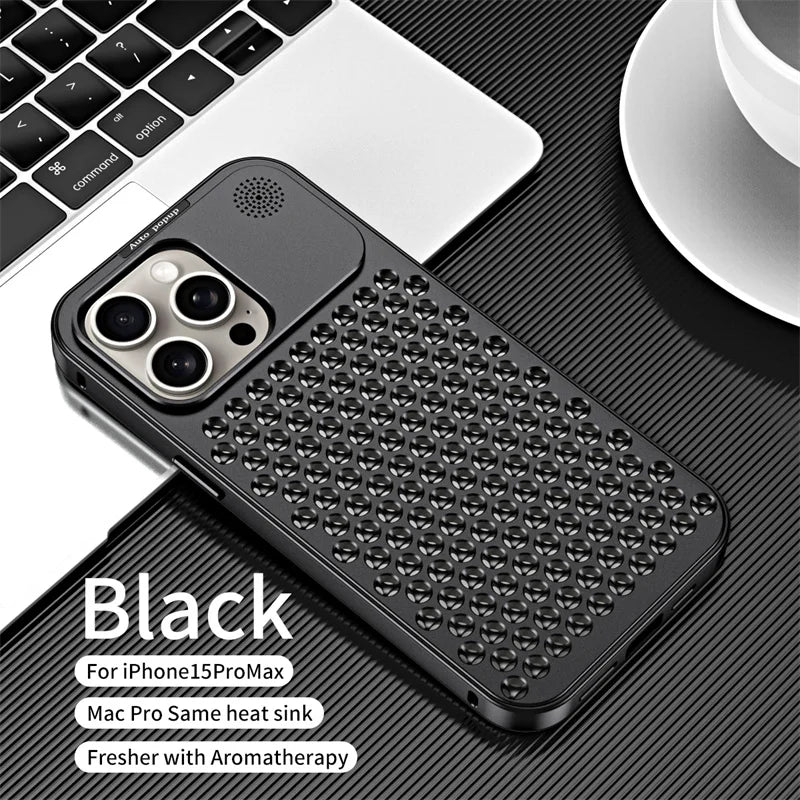 ChatGPT said:  Cazé AeroMetal Case for iPhone 12–16 Series