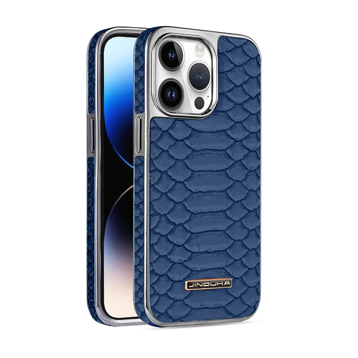Cazé SerpentLux Leather Case for iPhone 12–16 Series