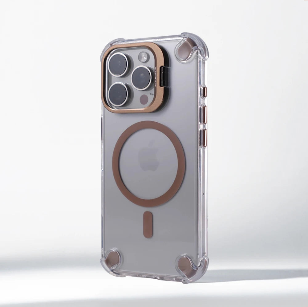 Cazé CrystalStand MagSafe Case for iPhone 12–17 Series