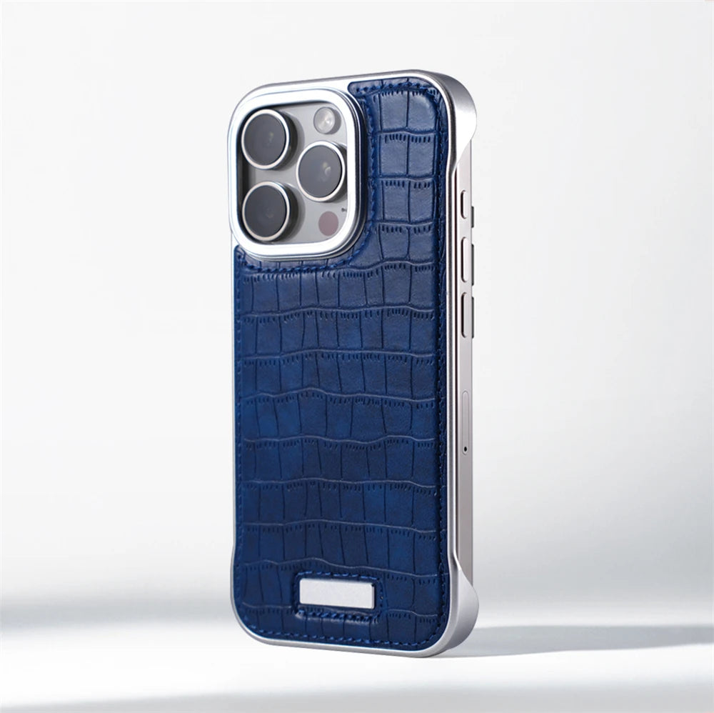 Cazé EdgeLess Leather Case for iPhone 13–16 Series