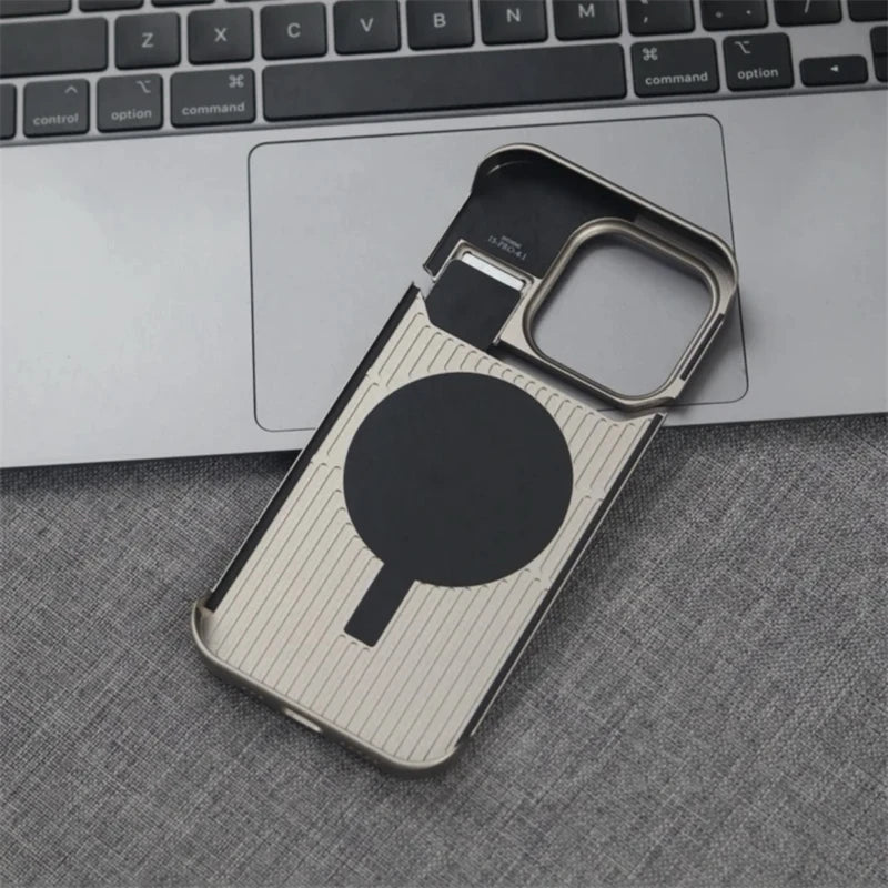Cazé AlloyEdge Leather Case for iPhone 14–17 Pro Max