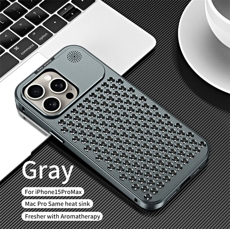ChatGPT said:  Cazé AeroMetal Case for iPhone 12–16 Series