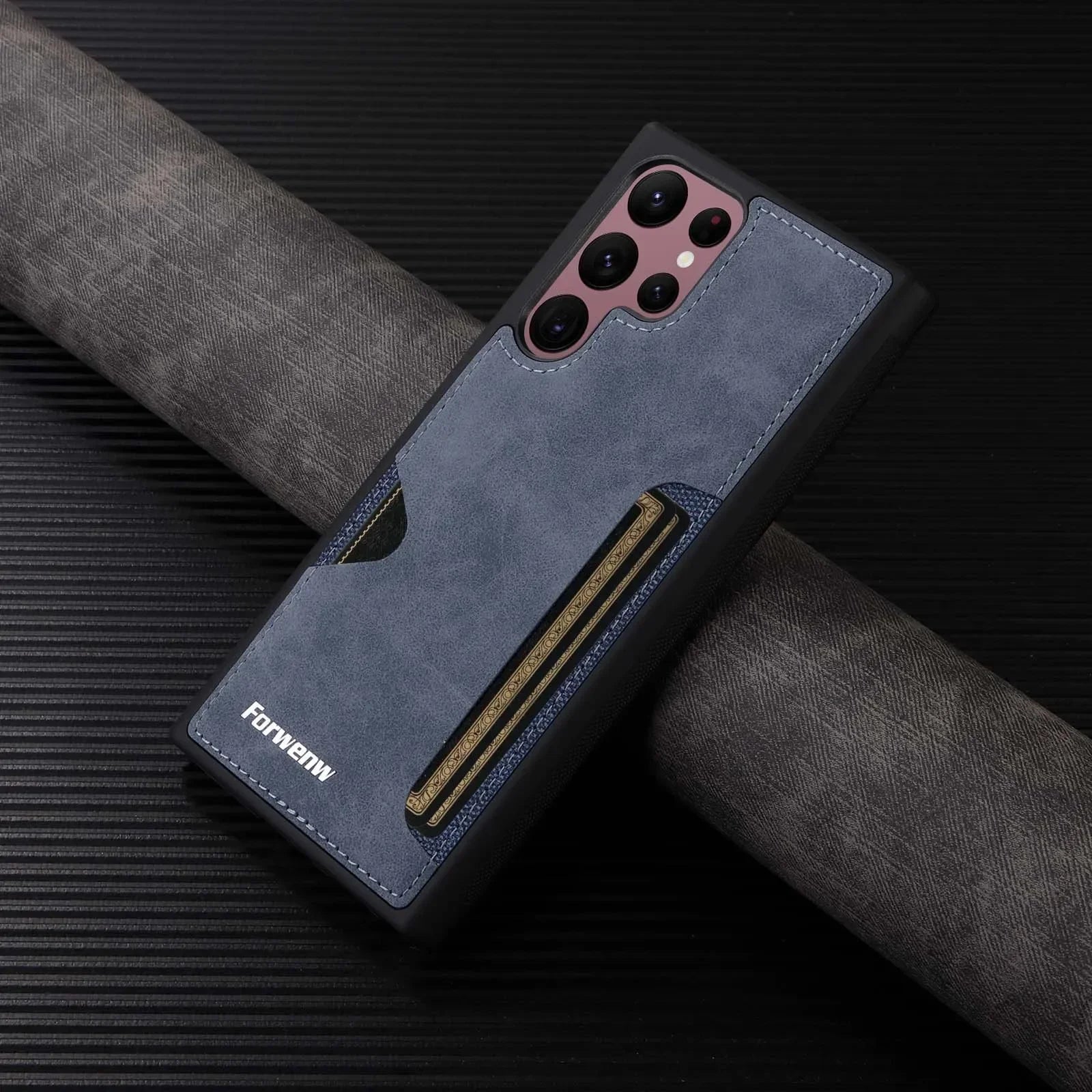 Cazé CrocoLux Leather Case  for Samsung Galaxy S20–S25 Series