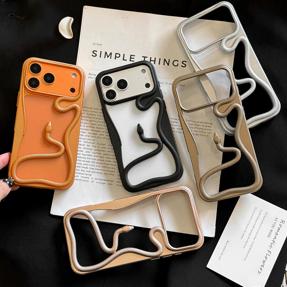 Cazé HoloSerpent 3D Case for iPhone 11–17 Series