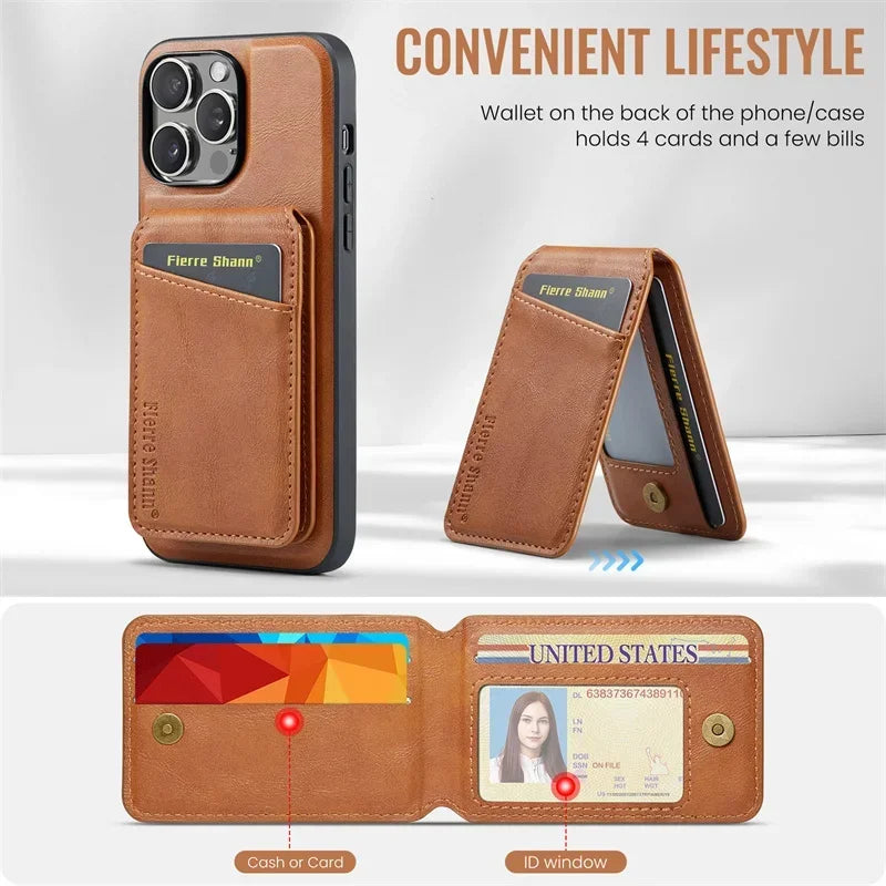 Cazé MagWallet Case for iPhone 11–17 Series