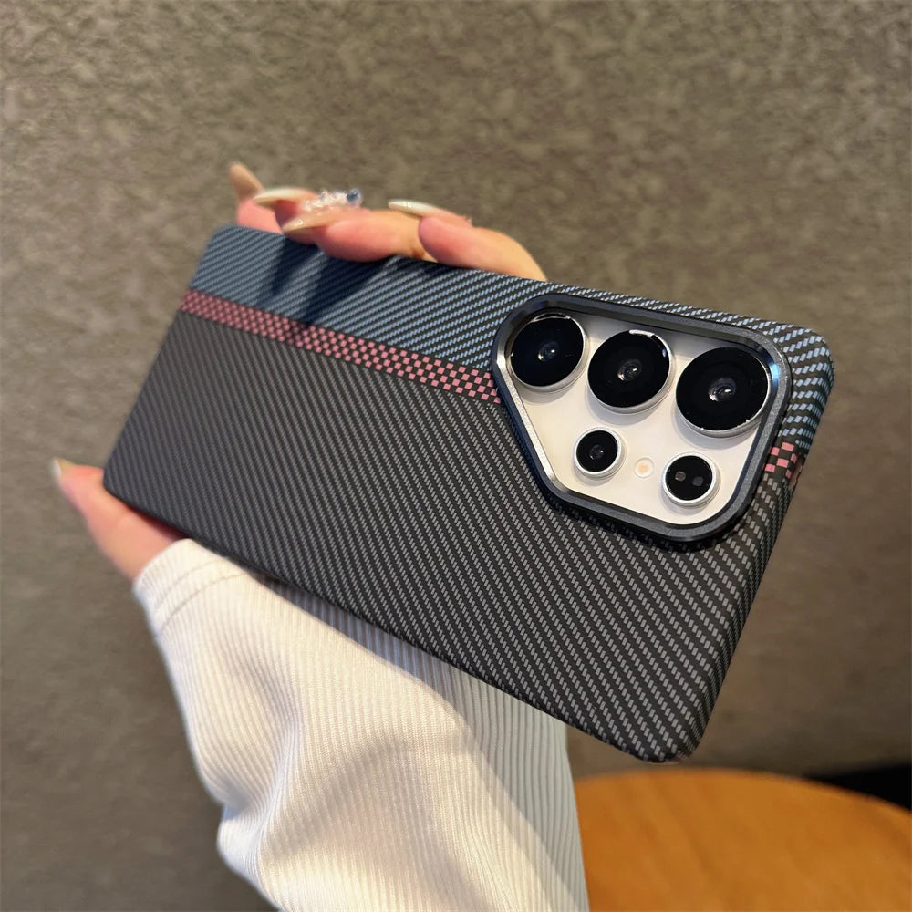 Cazé KevlarShield MagSafe Case for Samsung Galaxy S23–S25 Ultra Series