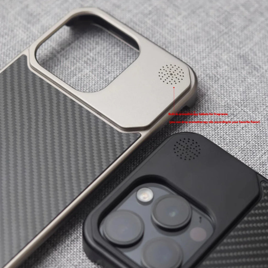 Cazé CarbonAlloy MagSafe Case for iPhone 13–16 Pro Series