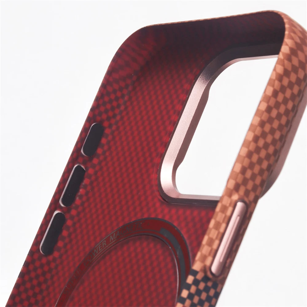 Cazé CarbonEdge MagSafe Case for iPhone 13–16 Series