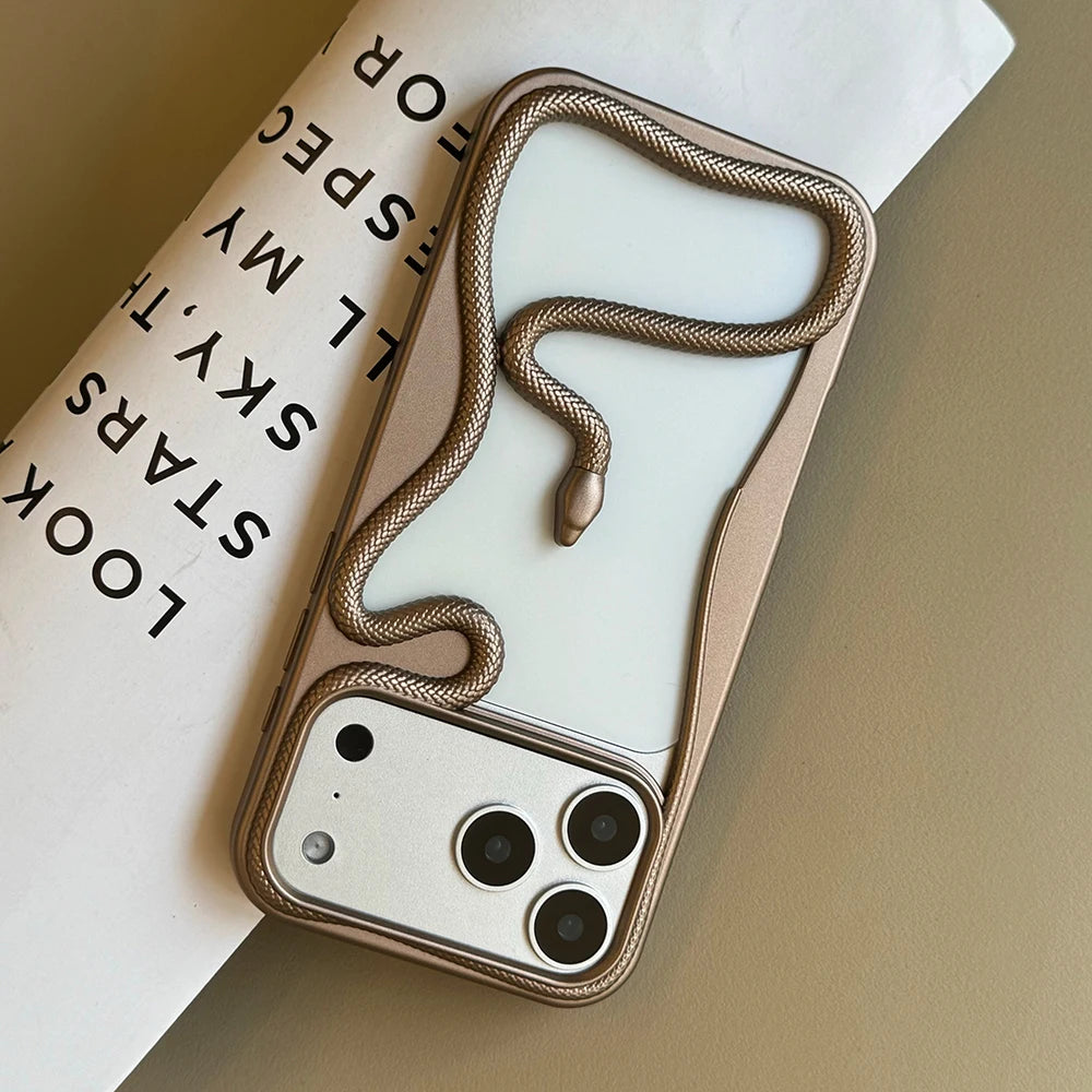 Cazé HoloSerpent 3D Case for iPhone 11–17 Series
