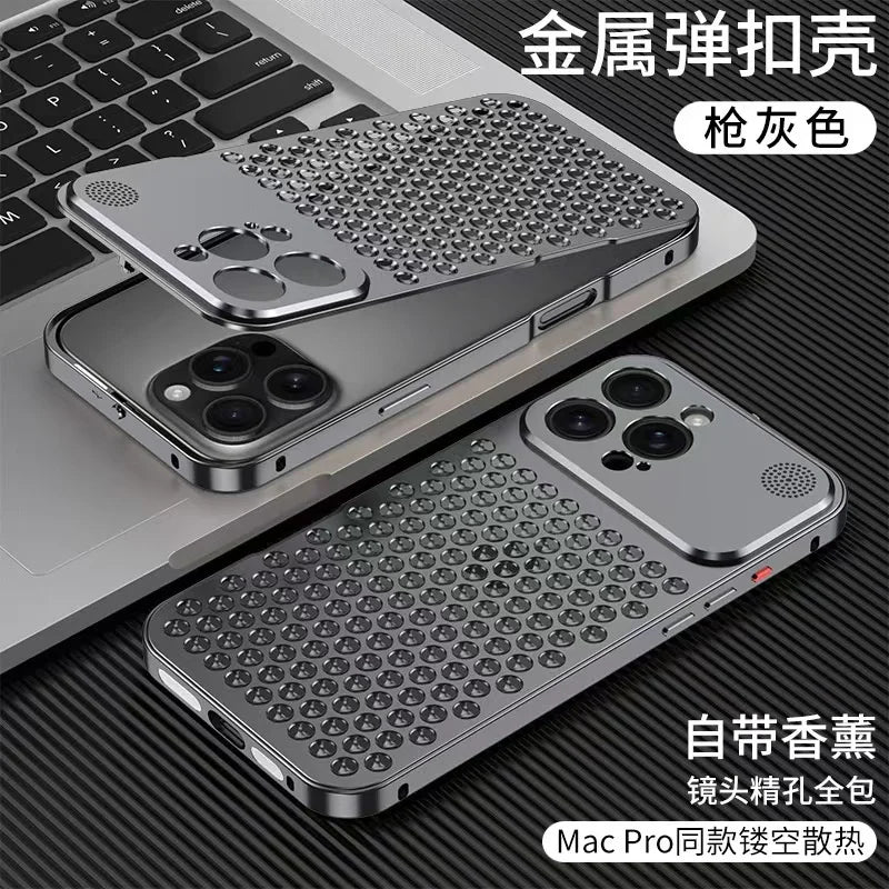 ChatGPT said:  Cazé AeroMetal Case for iPhone 12–16 Series