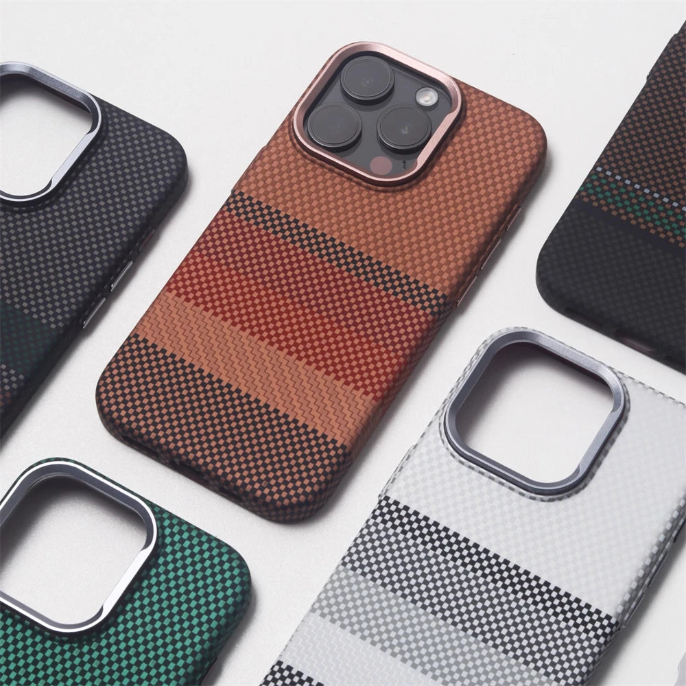 Cazé CarbonEdge MagSafe Case for iPhone 13–16 Series