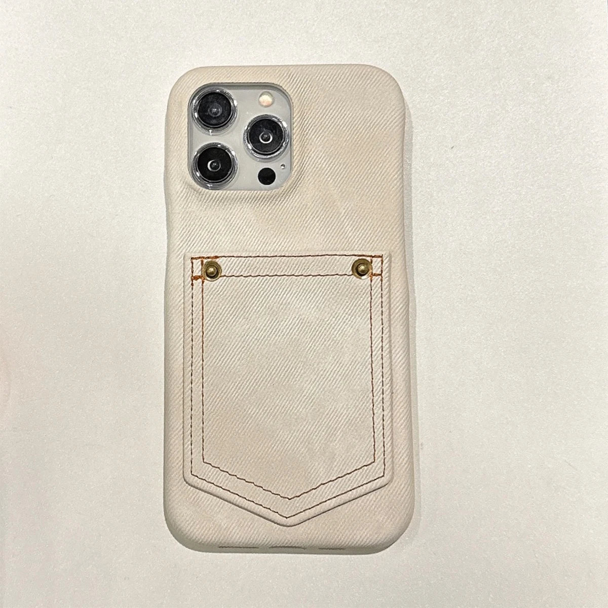 Cazé DenimCard Case for iPhone 11–15 Series
