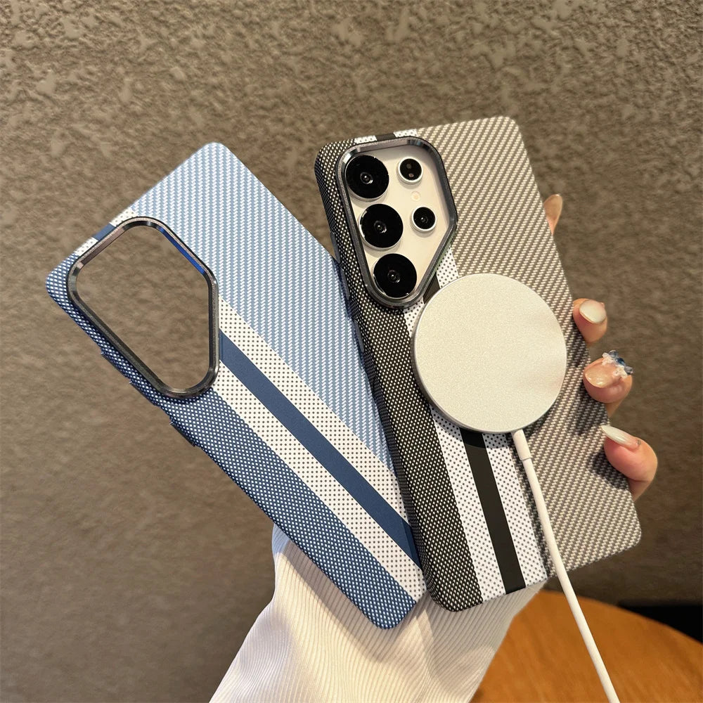 Cazé KevlarShield MagSafe Case for Samsung Galaxy S23–S25 Ultra Series